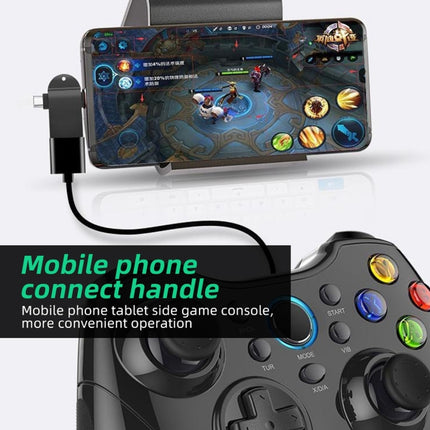 USB 3.0 Female to USB-C / Type-C Male + Micro USB Male Multi-function OTG Adapter with Sling Hole