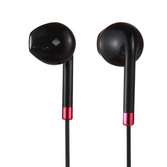 Black Wire Body 3.5mm In-Ear Earphone with Line Control & Mic for iPhone, Galaxy, Huawei, Xiaomi, LG, HTC and Other Smart Phones