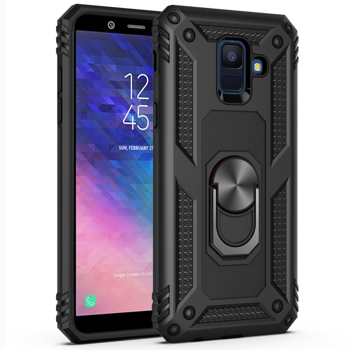 Armor Stoßfeste TPU + PC Schutzhülle für Galaxy A6 (2018), mit 360 Grad drehbarem Halter, für Galaxy A6 (2018)
