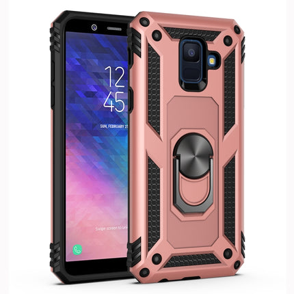 Armor Stoßfeste TPU + PC Schutzhülle für Galaxy A6 (2018), mit 360 Grad drehbarem Halter, für Galaxy A6 (2018)