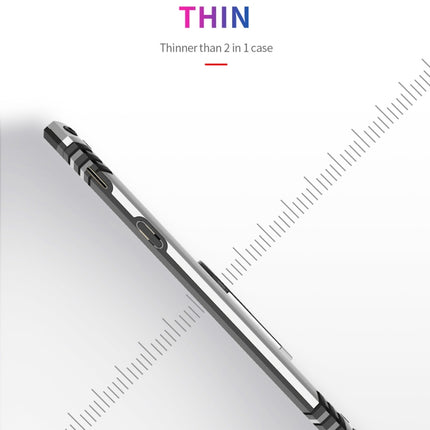 Armor Stoßfeste TPU + PC Schutzhülle für Galaxy A8 (2018), mit 360 Grad drehbarem Halter, für Galaxy A8 (2018)