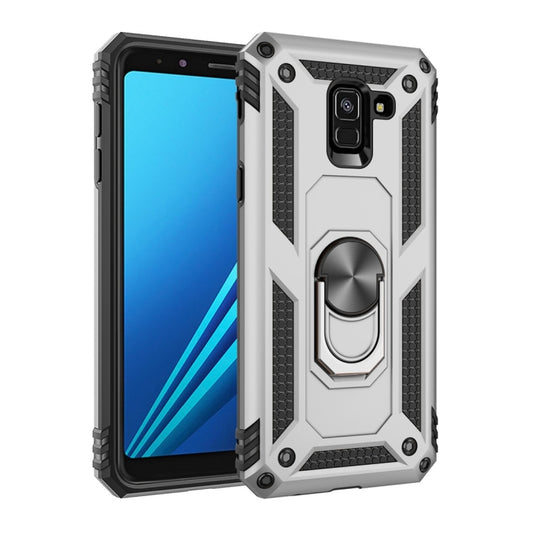 Armor Shockproof TPU + PC Protective Case for Galaxy A8 (2018), with 360 Degree Rotation Holder, For Galaxy A8 (2018)