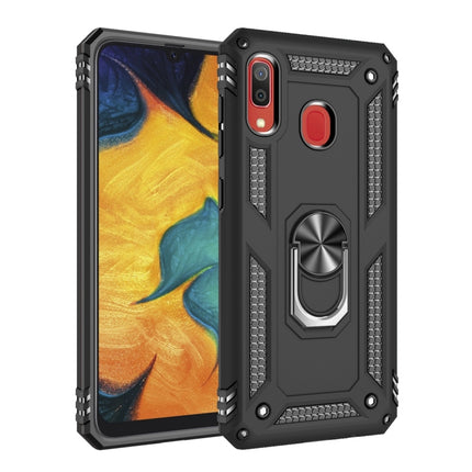 Armor Stoßfeste TPU + PC-Schutzhülle für Galaxy A30, mit 360-Grad-Drehhalterung, für Galaxy A30