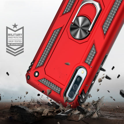 Funda protectora de TPU + PC a prueba de golpes Armor para Galaxy A50, con soporte giratorio de 360 ​​grados, para Galaxy A50