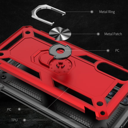 Armor Stoßfeste TPU + PC-Schutzhülle für Galaxy A70, mit 360-Grad-Drehhalterung, für Galaxy A70