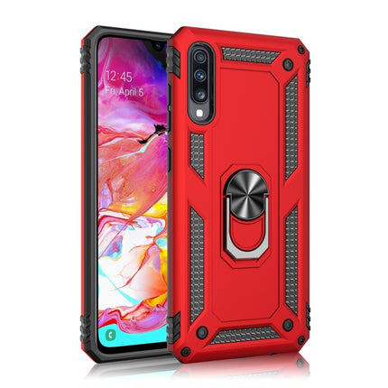 Armor Stoßfeste TPU + PC-Schutzhülle für Galaxy A70, mit 360-Grad-Drehhalterung, für Galaxy A70