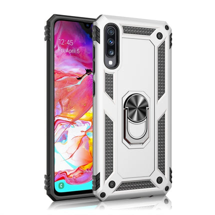 Armor Stoßfeste TPU + PC-Schutzhülle für Galaxy A70, mit 360-Grad-Drehhalterung, für Galaxy A70