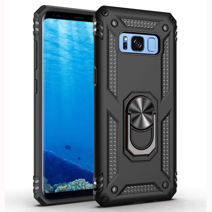 Armor Stoßfeste TPU + PC Schutzhülle für Galaxy S8, mit 360 Grad drehbarem Halter, für Galaxy S8