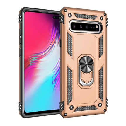 Armor Stoßfeste TPU + PC-Schutzhülle für Galaxy S10 5G, mit 360-Grad-Drehhalterung, für Galaxy S10 5G
