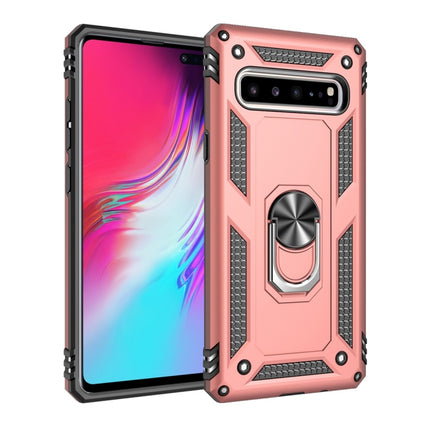 Funda protectora de TPU + PC a prueba de golpes Armor para Galaxy S10 5G, con soporte giratorio de 360 ​​grados, para Galaxy S10 5G