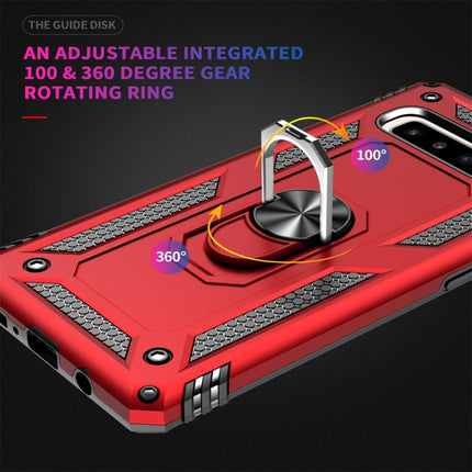 Armor Stoßfeste TPU + PC-Schutzhülle für Galaxy S10 5G, mit 360-Grad-Drehhalterung, für Galaxy S10 5G
