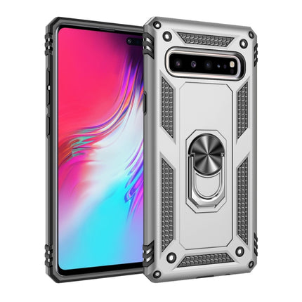 Armor Stoßfeste TPU + PC-Schutzhülle für Galaxy S10 5G, mit 360-Grad-Drehhalterung, für Galaxy S10 5G