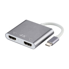 4K Ultra HD Dual HDMI Interface Output to USB-C / Type-C Adapter