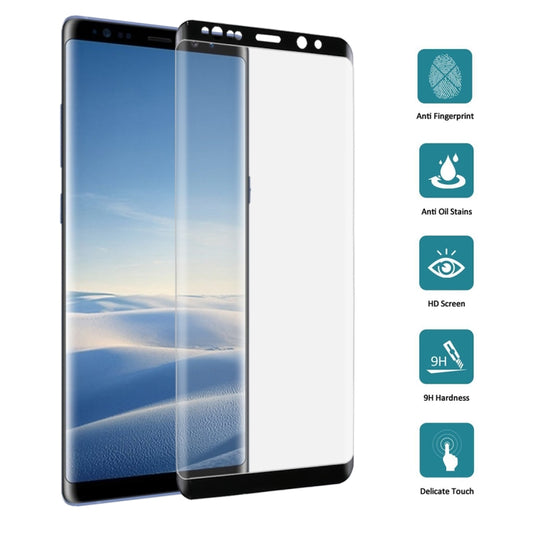 For Galaxy Note 8 0.3mm 9H Surface Hardness 3D Explosion-proof Full Screen Tempered Glass Film, For Galaxy Note 8 0.3mm