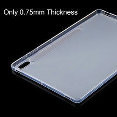 For Samsung Galaxy Tab S7 0.75mm Shockproof Outside Glossy Inside Frosted TPU Protective Case, For Samsung Galaxy Tab S7