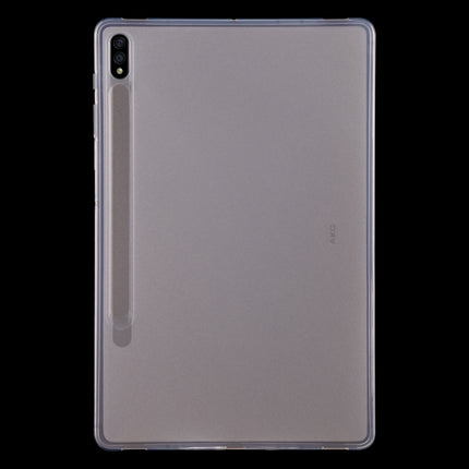 Für Samsung Galaxy Tab S7 Plus, 0,75 mm stoßfeste, außen glänzende, innen mattierte TPU-Schutzhülle, für Samsung Galaxy Tab S7 Plus