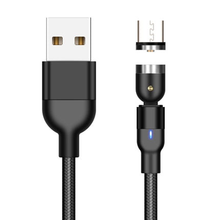 2m 2A Output USB to Micro USB Nylon Braided Rotate Magnetic Charging Cable