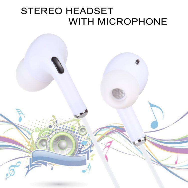 USB-C / Type-C In-ear Wired Earphone with Mic, Not For Samsung Phones, Cable Length: about 1.2m