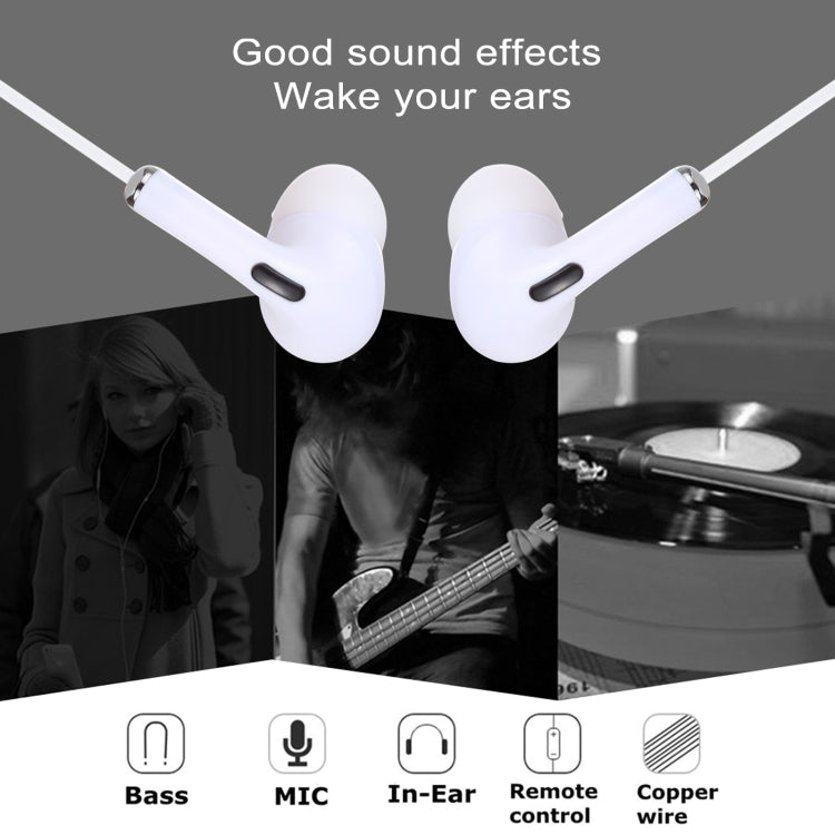 USB-C / Type-C In-ear Wired Earphone with Mic, Not For Samsung Phones, Cable Length: about 1.2m
