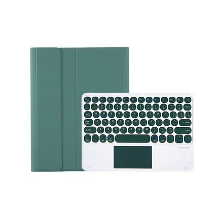 For iPad 11 2025 / 10th Gen 10.9 2022 YA10B-A Lambskin Texture Bluetooth Touch Keyboard Leather Tablet Case with Pen Slot, YA10B-A