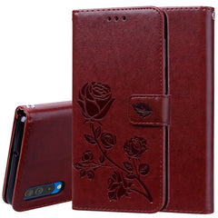 Rose Embossed Horizontal Flip PU Leather Case for Galaxy A50, with Holder & Card Slots & Wallet, For Samsung Galaxy A50