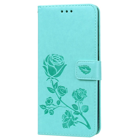 Rose Embossed Horizontal Flip PU Leather Case for Galaxy A70, with Holder & Card Slots & Wallet, For Samsung Galaxy A70