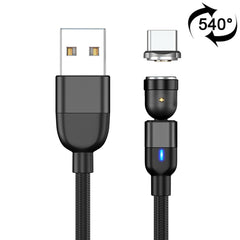 2m 3A Output USB to USB-C / Type-C 540 Degree Rotating Magnetic Data Sync Charging Cable