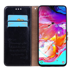 Business Style Oil Wax Texture Horizontal Flip Leather Case for Galaxy A70, with Holder & Card Slots & Wallet, For Galaxy A70