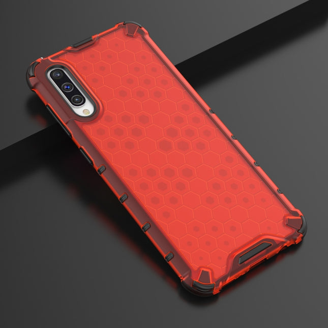 Stoßfestes Waben-PC + TPU-Gehäuse für Galaxy A50, Für Galaxy A50