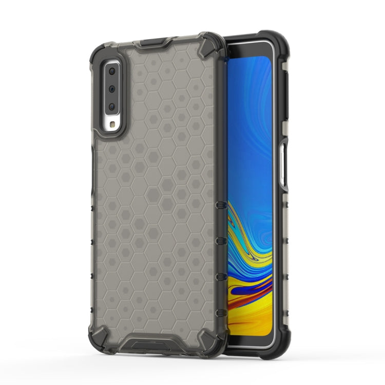 Shockproof Honeycomb PC + TPU Case for Galaxy A7 (2018), For Galaxy A7 (2018)