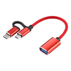 Micro USB Red / Red