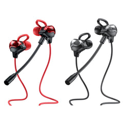 WK ET-Y30 ET Series 3.5mm Elbow In-ear Wired Wire-control Gaming Earphone with Microphone