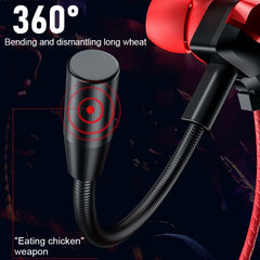 WK ET-Y30 ET Series 3.5mm Elbow In-ear Wired Wire-control Gaming Earphone with Microphone