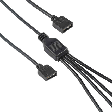 3 Pin 5V 1 to 4 Motherboard AURA RGB PC Cooling Extension Cable for Asus, 1 to 4