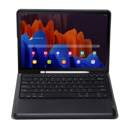 A970B Detachable Bluetooth Keyboard Ultrathin Horizontal Flip Leather Tablet Case with Pen Slot for Samsung Galaxy Tab S7 FE T730 / T736 / S7+ T970 / T975 / T976, with Pen Slot