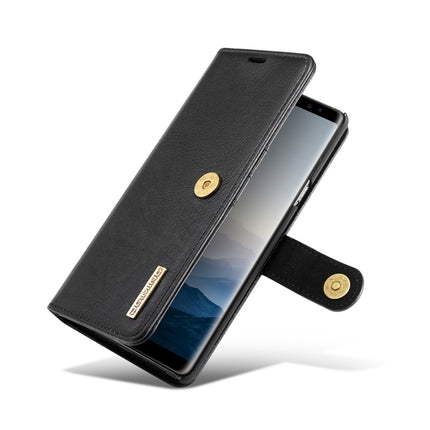 DG.MING Abnehmbare magnetische Klapphülle aus Leder mit Crazy Horse-Textur für Galaxy Note 9, mit Halterung, Kartenfächern und Geldbörse, Galaxy Note 9