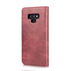 DG.MING Crazy Horse Texture Flip Funda de cuero magnética desmontable para Galaxy Note 9, con soporte, ranuras para tarjetas y billetera, Galaxy Note 9