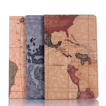 Map Texture Horizontal Flip Leather Case for Galaxy Tab A 10.1 (2019) T510 / T515,  with Holder & Card Slots & Wallet, Random Texture Delivery, For Galaxy Tab A 10.1 (2019)