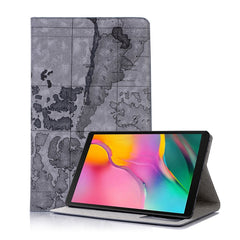 Map Texture Horizontal Flip Leather Case for Galaxy Tab A 10.1 (2019) T510 / T515,  with Holder & Card Slots & Wallet, Random Texture Delivery, For Galaxy Tab A 10.1 (2019)