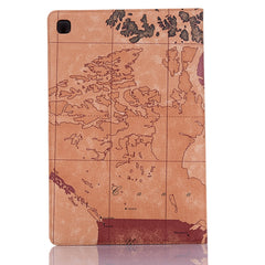 Map Texture Horizontal Flip Leather Case for Galaxy Tab S5e 10.5 T720 / T725,  with Holder & Card Slots & Wallet, Random Texture Delivery