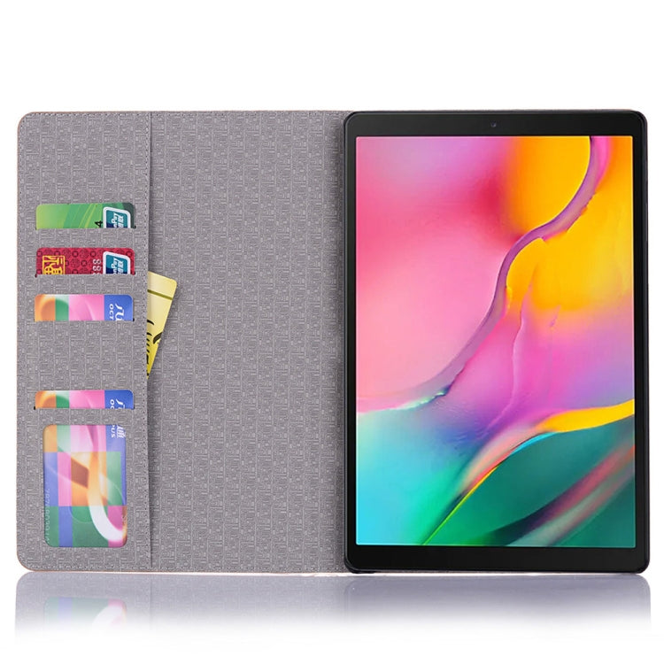 Map Texture Horizontal Flip Leather Case for Galaxy Tab S5e 10.5 T720 / T725,  with Holder & Card Slots & Wallet, Random Texture Delivery