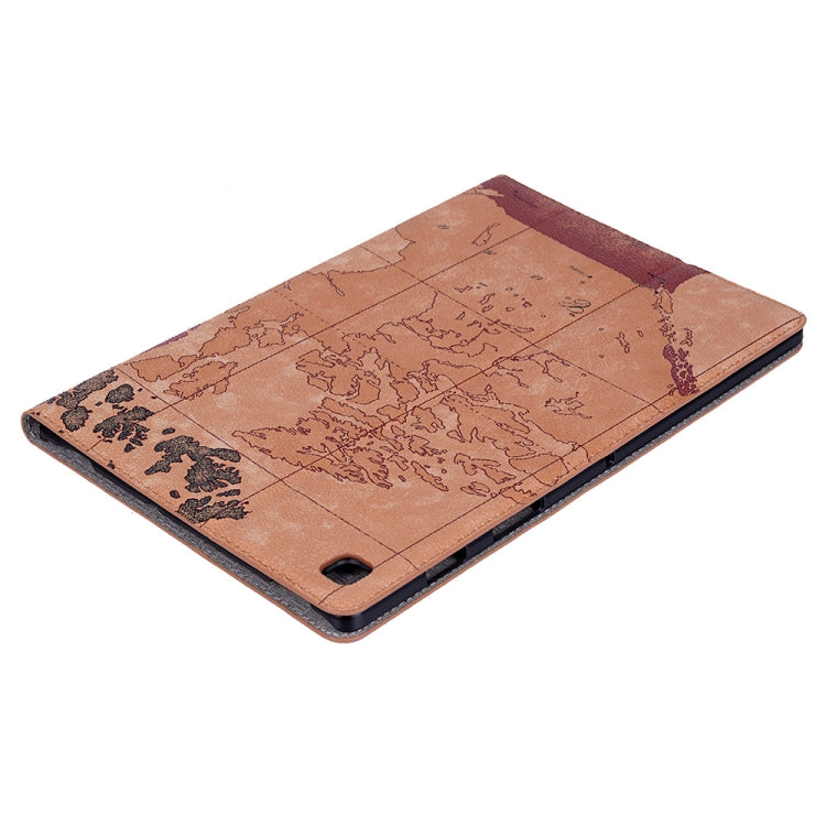 Map Texture Horizontal Flip Leather Case for Galaxy Tab S5e 10.5 T720 / T725,  with Holder & Card Slots & Wallet, Random Texture Delivery