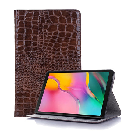 Horizontale Klapphülle aus Leder mit Krokodilstruktur für Galaxy Tab A 8 (2019) P200 / P205, mit Halter &amp; Kartenfächern &amp; Geldbörse, für Galaxy Tab A 8 (2019)