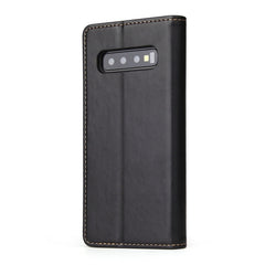 Dermis Texture PU Horizontal Flip Leather Case for Galaxy S10 Plus, with Holder & Card Slots & Wallet, For Galaxy S10 Plus