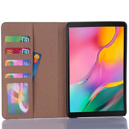Horizontale Klapphülle aus Leder im Retro-Buchstil für Galaxy Tab A 8 (2019) P200 / P205, mit Halterung &amp; Kartenfächern &amp; Geldbörse, für Galaxy Tab A 8 (2019)