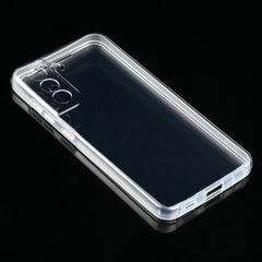 For Samsung Galaxy S21 FE PC+TPU Ultra-thin Double-sided Full Coverage Transparent Soft Case, For Samsung Galaxy S21 FE