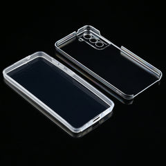 For Samsung Galaxy S21 FE PC+TPU Ultra-thin Double-sided Full Coverage Transparent Soft Case, For Samsung Galaxy S21 FE