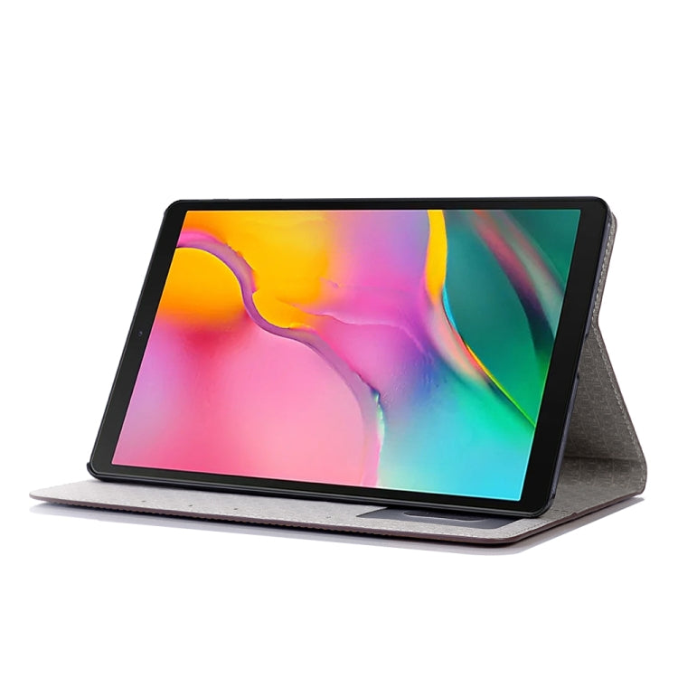 Cross Texture Horizontal Flip Leather Case for Galaxy Tab A 10.1 (2019) T510 / T515,  with Holder & Card Slots & Wallet