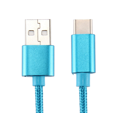 Knit Texture USB to USB-C / Type-C Data Sync Charging Cable, Cable Length: 1m, 3A Total Output, 2A Transfer Data