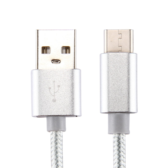 Knit Texture USB to USB-C / Type-C Data Sync Charging Cable, Cable Length: 3m, 3A Total Output, 2A Transfer Data
